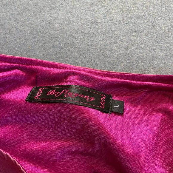 AS IS Retro Dress DIY Dyed Purple Upcycle Repair Repurpose Rockabilly L or M - Picture 4 of 11